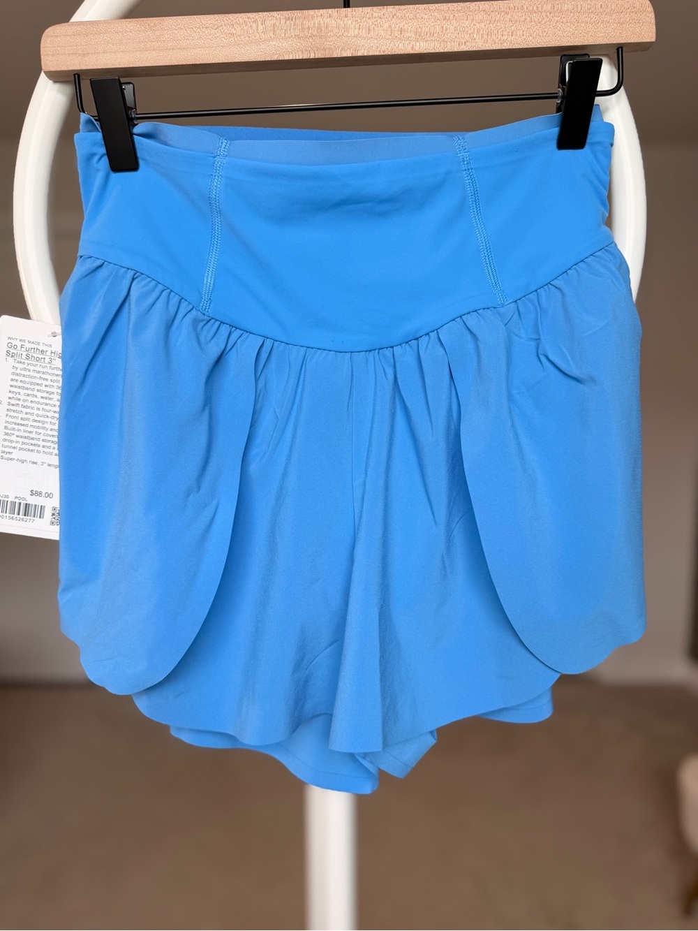 Lululemon Go Further Super-High-Rise Split Short 3" Size 6